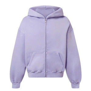 Mens Zipper Hoodie Heavyweight Full ZIP Hooded Sweatshirt Relaxed Fit Warm Casual <b>Jacket</b> Custom Logo Fleece Streetwear Apparel - Product Image 1
