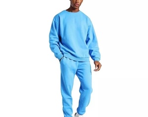 Conjunto Deportivo de Invierno de Dos Piezas para Hombre, Talla Grande, Transpirable, Sudadera con Cuello Redondo y Pantalones, Logotipo Personalizado, Resistente al Viento, Venta al Por Mayor - Product Image 1