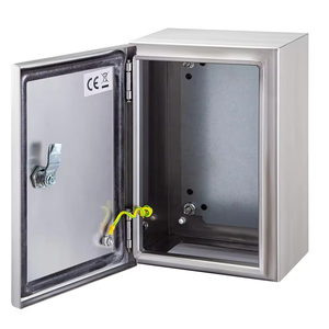 กล่องจ่ายไฟฟ้าสแตนเลสขัดเงากันน้ำ IP54 กล่องควบคุมอุตสาหกรรม - Product Image 4