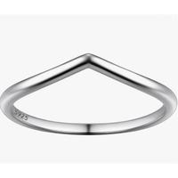 Bague minimaliste chrétienne en argent 925 avec pierre précieuse, sertie en clos, tendance, unisexe, alliance de mariage au design simple, bijoux fins