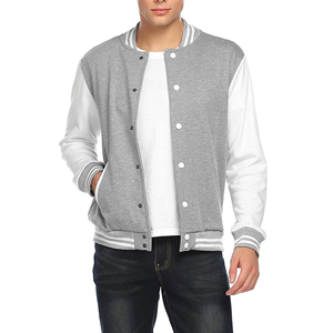 Chaqueta Varsity de Béisbol Vintage con Mangas de Cuero para Hombre, Chaquetas Varsity Transpirables, Bordado Chenille Personalizado OEM - Product Image 1