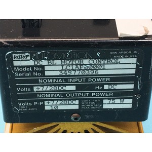 Contrôleur de moteur DC BL Automotion LC1AP00001 - Équipements et pièces semi-conductrices d'occasion fiables à l'échelle mondiale - Product Image 3