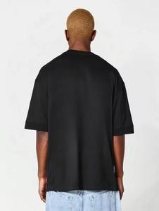 Nouveaux T-shirts pour hommes surdimensionnés à la mode, logo imprimé DTF personnalisé, col rond, manches courtes, taille plus, style hip-hop, écologiques - Product Image 5