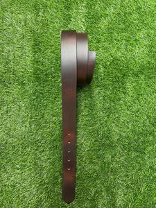 Mens Cow Hide Leather Belt Minimalist Stylish Silver Buckle Casual Durable Heavy Duty <b>Braided</b> Fashion Waist <b>Accessory</b> Daily Wear - Product Image 4