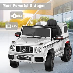 ANPABO Auto Eléctrico para Niños G63 con Licencia Oficial, 24V 4WD, con Control Remoto para Padres, Conmutable entre 4WD/2WD, Ideal - Product Image 3