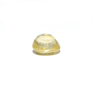 Loose 3.38 Carat Oval Cut Yellow Sapphire Gemstone for Fine Jewelry - Product Image 3