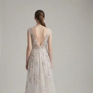 Robe de Soirée Asymétrique Rose en Tulle avec Appliques Florales 3D Personnalisées, Nouvelle Collection 2026, Robe de Bal Haut de Gamme, Tenue de Cérémonie de Boutique, Fabrication en Usine - Product Image 2