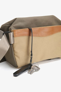 Sac à appareil photo en cuir et toile fait main de haute qualité, sac de voyage pour appareil photo reflex numérique, étui à bandoulière, fermeture éclair, étanche, antichoc, LCCB-0017 - Product Image 5