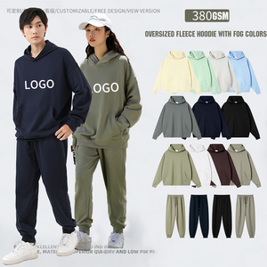 Sudadera con Capucha para Hombre, Felpa Francesa, Color Sólido, Corte Regular Informal, con Bolsillo, Manga Larga para Otoño - Product Image 5