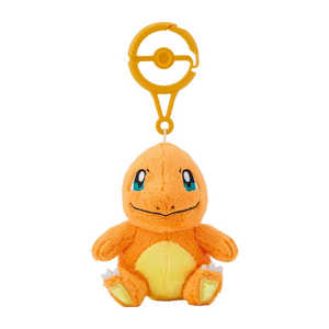For <b>Pokemon</b> Center Charmander Carabiner Mascot <b>Plush</b> Keychain <b>Toy</b> - Product Image 1