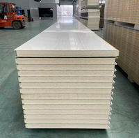 Panneau sandwich PIR 16/20 mm à motif brique sculptée pour revêtement mural extérieur industriel d'entrepôt et de maison préfabriquée, résistant au feu et à l'eau