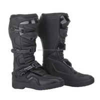Bottes de moto enduro unisexes personnalisées pour l'hiver, hauteur genou, imperméables, respirantes, anti-UV, en cuir, antidérapantes