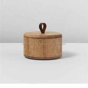 Buy Standard Storage Food Container <b>Decorative</b> <b>Items</b> Use <b>for</b> Home <b>Kitchen</b> Wood Made Canister and Tools Storage & Organization - Product Image 6