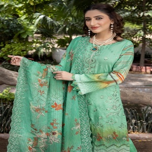 Trajes indios de 3 piezas de viscosa de lujo hermosos y elegantes DR Haris Vol KINARA Vestidos largos para adultos Trajes de boutique para mujeres - Product Image 4