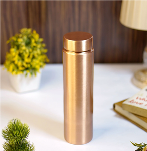 Bouteille d'eau en cuivre pour la consommation quotidienne, la gym, les magasins d'alimentation et de restauration, bouteille décorative pour l'eau potable, bouteille en cuivre - Product Image 6