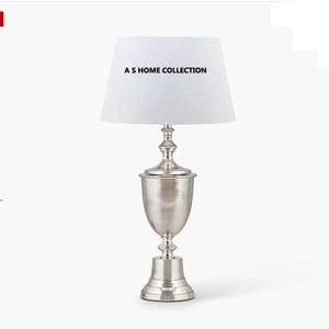Most Amazing Look Aluminum Metal Brass <b>Antique</b> Finished Table <b>Lamp</b> Bedroom & Office Side & End Table Decorative <b>Lamps</b> - Product Image 6