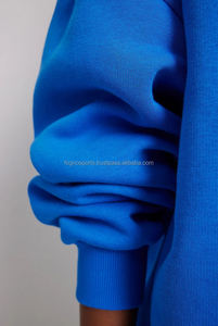 Sudadera Oversize de Felpa para Mujer con Logo Personalizado, Estilo Urbano, 100% Algodón, Hombros Caídos, Holgada y Lisa - Product Image 5