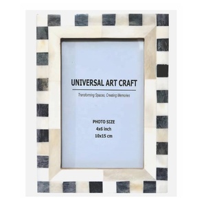 Modern Classic Monochrome Bone Inlay Photo <b>Frame</b> for Desk Tabletop Living Room Table Wall Picture Photo <b>Frame</b> Home Decor <b>Frame</b> - Product Image 6