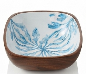 Bol à salade et à dîner en bois fait main, design zen asiatique écologique, non revêtu, emballé - Idéal pour les fêtes, les mariages, les dîners, origine Uttar Pradesh - Product Image 4