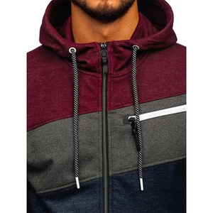 Custom Blank Full Zip up Hoodie Men's Plus Size Solid Color Zipper Sweatshirt <b>Cardigan</b> Autumn Hoodie <b>Oversize</b> Full Zip up Hoodie - Product Image 6