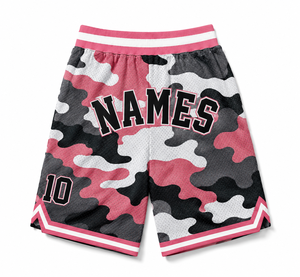 Pantalones Cortos de Baloncesto con Camuflaje Personalizado, Pantalones Deportivos de Malla para Equipo, Ropa Deportiva Transpirable para Entrenamiento - Product Image 5