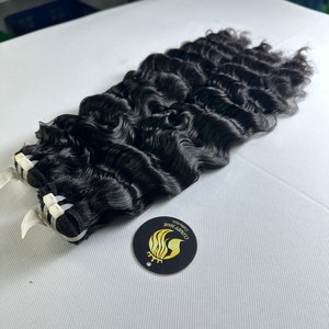 Wholesale Price Raw Cuticle Aligned Hair Cambodian Wavy Bundle Hair Extensions Natural Color Top Grade High Quality from Vietnam - Product Image 3