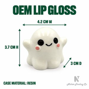 Étui à cosmétiques décoratif portable en forme de momie mignonne, thème Halloween, pour gloss à lèvres, article de maquillage, cadeau festif pour fête - Product Image 2