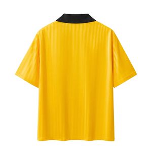 Premium Men's Football Jersey with V-Neck Short Sleeves 100% Polyester Breathable Customizable Team Professional Manufacturer - Product Image 2