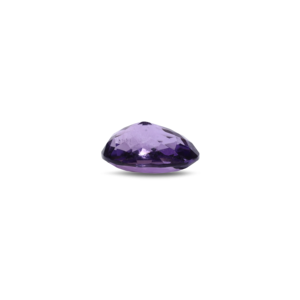 Natural Faceted Oval Amethyst 5.6 Carat Loose Gemstone for Fine Jewelry - Product Image 3