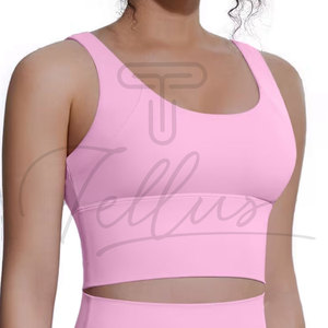 Sujetador Deportivo de Yoga para Mujer, de Alta Sujeción y Ligero, con Logotipo Frontal, Sin Costuras, de Spandex/Nylon, para Adultos - Product Image 5