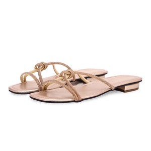 Golden FN7851 Fancy Fashion Fur para zapatillas Cómodo calzado para el hogar - Product Image 3