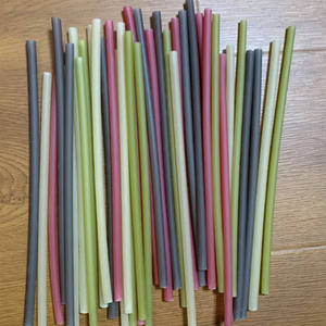 Pailles en bambou écologique fabriquées en fibre de bambou Matériau polylactique biodégradable compostable et réutilisable pour les boissons chaudes et froides - Product Image 4