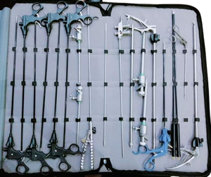 Juego de Instrumentos para Cirugía Laparoscópica, Kit Quirúrgico Mínimamente Invasivo Completo con Trócares, Pinzas, Tijeras, Portaagujas - Product Image 5