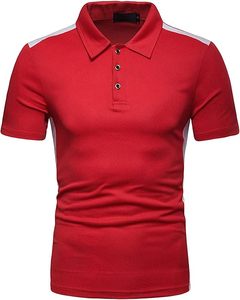 Camisa de Hombre Slim Fit de Alta Calidad, Mezcla de Algodón Tejido, Antiarrugas, con Bolsillo, Diseño Personalizado con Logotipo, para Golf, Directo de Fábrica - Product Image 3