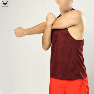 2026 OEM ODM Service Newest Solid Color Gym Muscle Bodybuilding Sport Workout Wear Latest Style Fitness Gym <b>Singlets</b> - Product Image 2