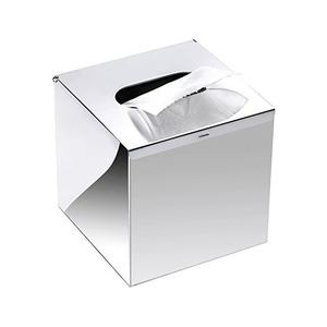 Caja de pañuelos metálica de lujo hecha a mano para el vestíbulo de hotel, oficina, recepción y decoración del hogar. - Product Image 1