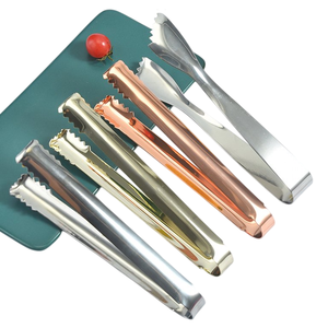 Pinzas para Cubitos de Hielo de Metal con Diseño Único, Precio al por Mayor, Pinzas para Cubitos de Hielo de Acero Inoxidable con Acabado Multicolor - Product Image 1