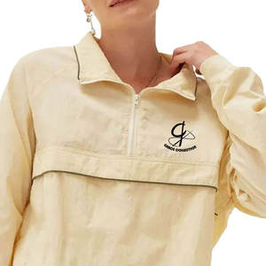 Ensembles deux pièces vintage unis pour femmes, style streetwear, en tissu nylon/polyester imperméable, options personnalisables - Product Image 2