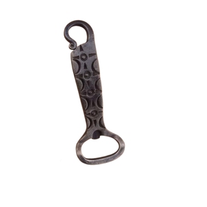 Rustic <b>Cast</b> Iron Bottle Opener Heavy Duty <b>Hand</b>-Forged Metal Beer Opener for Bar Pub Restaurant Home Decor Supplies - Product Image 4