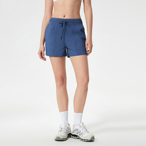 <b>Women</b> Quick Dry Yoga <b>Shorts</b> Sportswear Biker <b>Shorts</b> <b>Gym</b> Wear Leisure <b>Short</b> With Pockets - Product Image 5