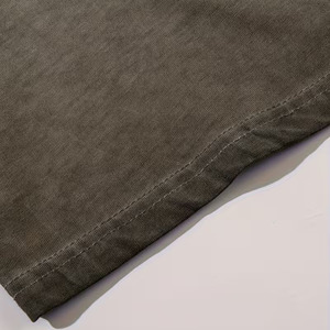 Acid Wash Oversized 100% Cotton Anti-Wrinkle Men's <b>T</b>-Shirts High Quality Wholesale Short Sleeve Supplier From Pakistan - Product Image 6
