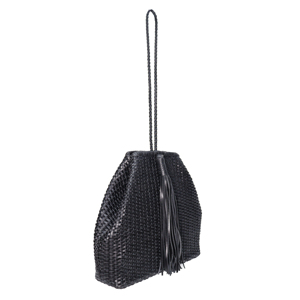 Luxury Handwoven Genuine Leather Women's Bucket <b>Handbag</b> | Premium Woven Leather Tote Purse | Custom OEM ODM Ladies Fashion Bag - Product Image 2