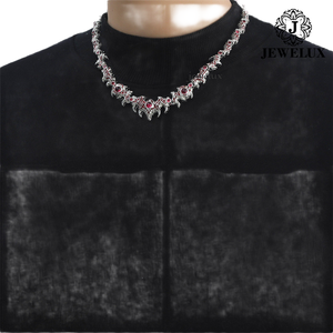 High Demand 925 <b>Silver</b> 14K/18K Gold Plated <b>Cuban</b> <b>Link</b> <b>Chain</b> Necklace Full Stone Moissanite Style Hip Hop Jewelry Wholesale - Product Image 5