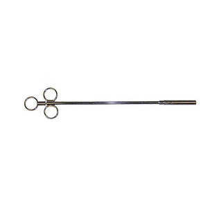 Pistola Dosificadora de Medicamentos Orales SIGAL, de Acero Inoxidable Cromado, Instrumento Veterinario para Caballos, Duradera y Reutilizable - Product Image 4