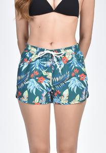Shorts à imprimé floral pour femmes, nouveau style, shorts à cordon de serrage écologiques pour femmes, shorts à imprimé par sublimation pour femmes, shorts de plage - Product Image 4