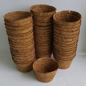 Pot de fleurs en fibre de coco Blue Lotus Coir Ben Tre, biodégradable, style rustique minimaliste, carré, avec trou de drainage, pour plantes d'intérieur et de jardin - Product Image 4