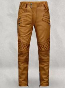 Pantalones de Cuero Genuino Suave de Napa para Hombre, Pantalones de Cuero Genuino para Hombre y Mujer - Product Image 2