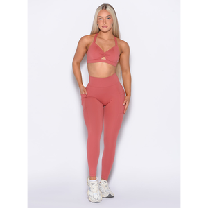 women yoga set high waist <b>seamless</b> <b>leggings</b> sports bra fitness workout gym wear breathable stretch activewear - Product Image 6