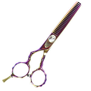 Ciseaux de coiffure pour droitiers en acier inoxydable VG10 de qualité supérieure pour usage en salon, cisailles de coupe légères de haute précision - Product Image 5