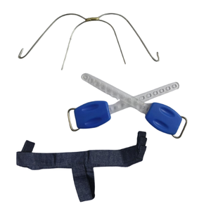 Orthodontic Headgear Face <b>Bow</b> Dental Extraoral Traction Appliance Cervical High <b>Pull</b> Adjustable Manual Stainless Steel Set - Product Image 3